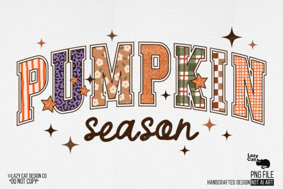 cozy autumn words png design bundle for small business crafters