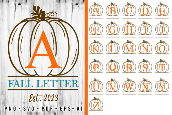 fall digital bundle for DIY and print-on-demand projects