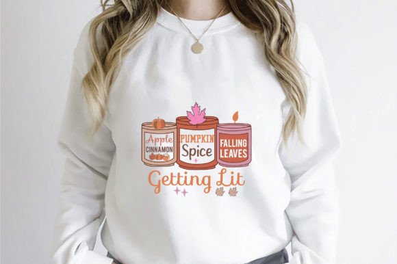 fall bundle designs on T-shirts and mugs for small business use