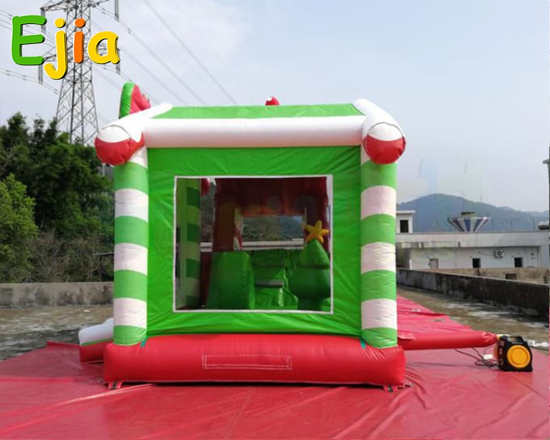 christmas-santa-bounce-slide-combo-commercial-rental-business