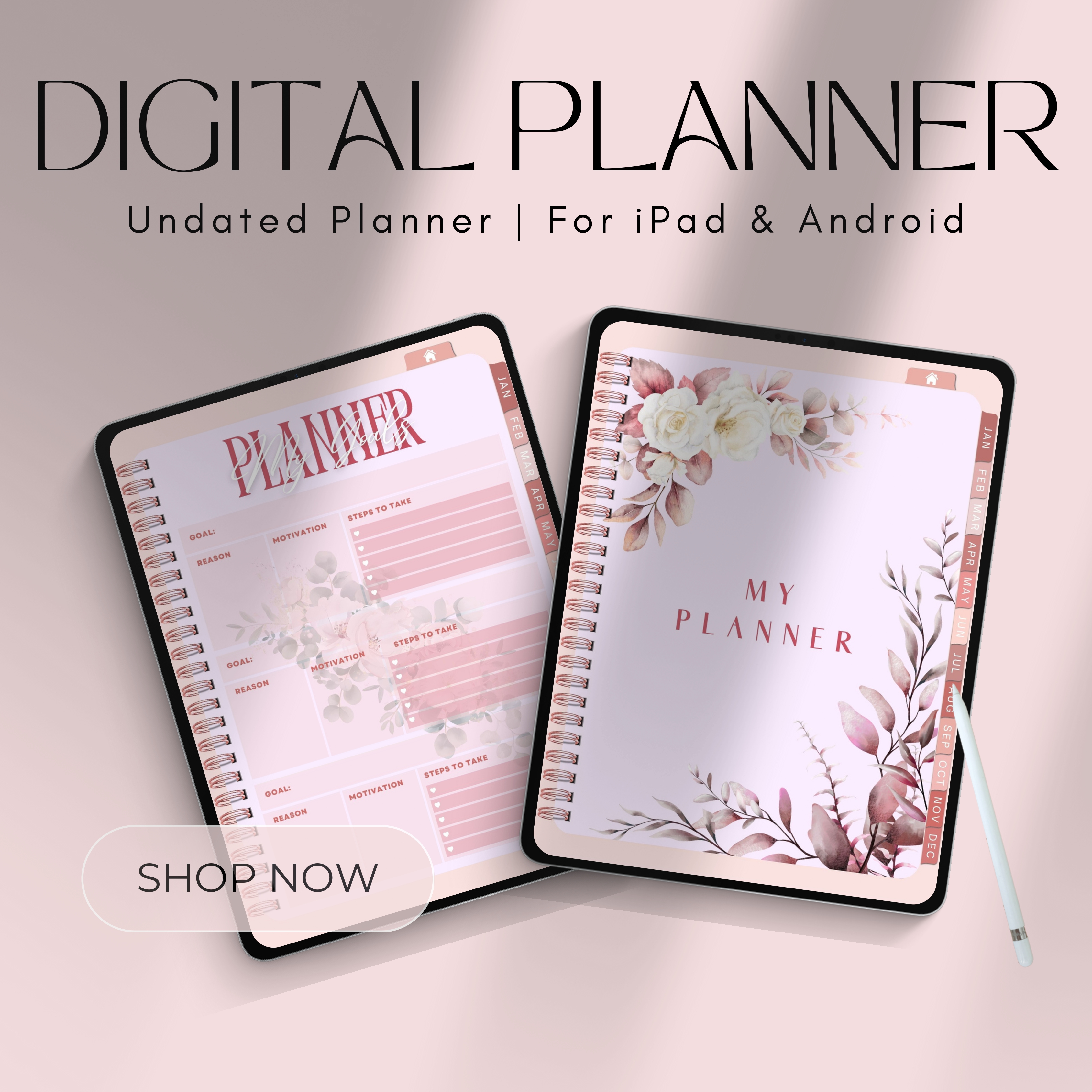 Pink Digital Planner 2026 - Payhip