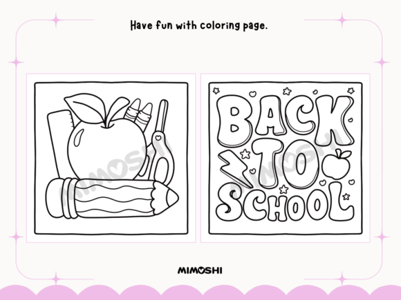 Printable bold coloring pages for preschool and elementary  Fun first day activity coloring sheets for classrooms