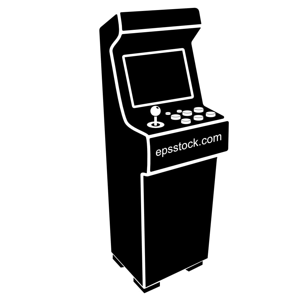 tall Arcade Game Machine