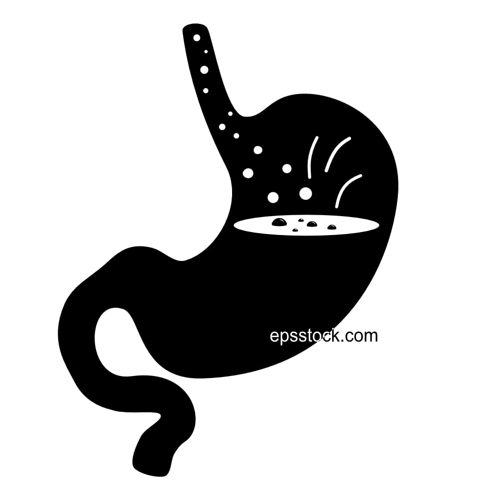 Stomach acid heartburn