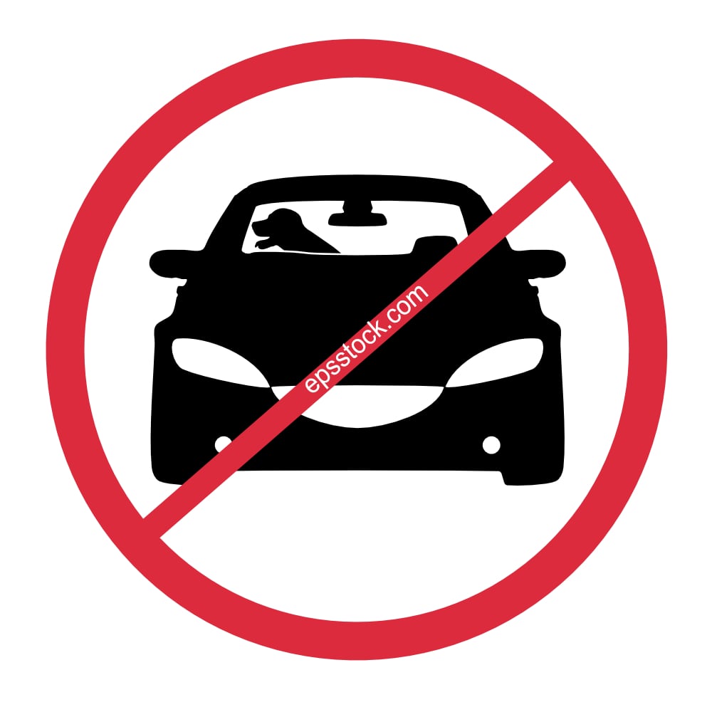 Don't leave your dog in a closed car