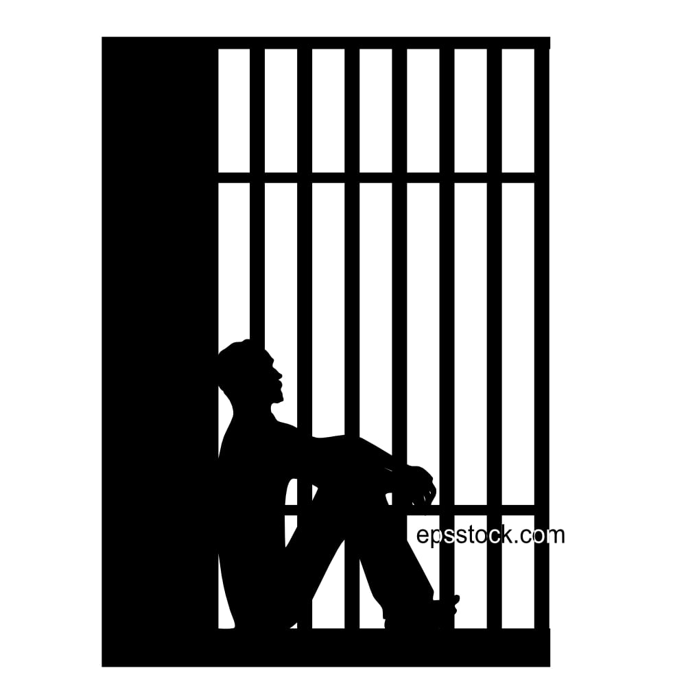man in prison