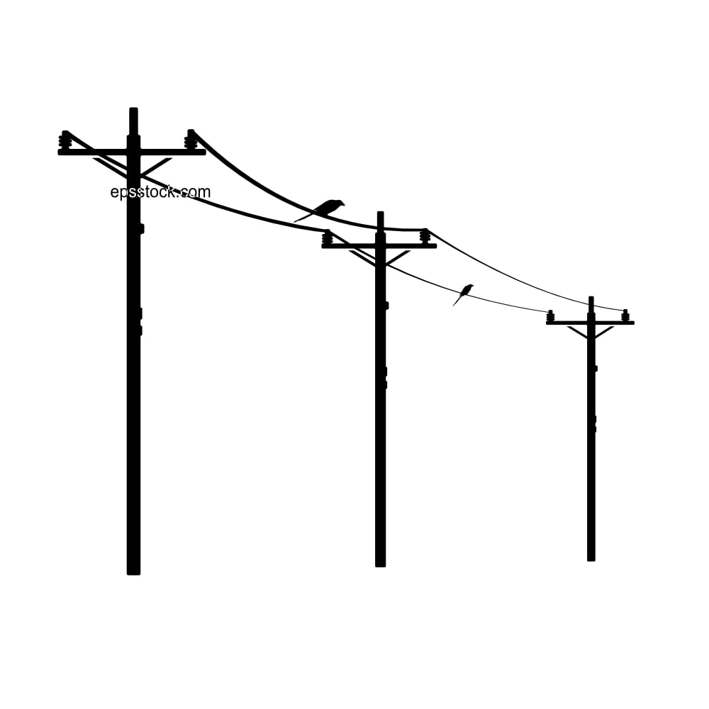 power transmission poles