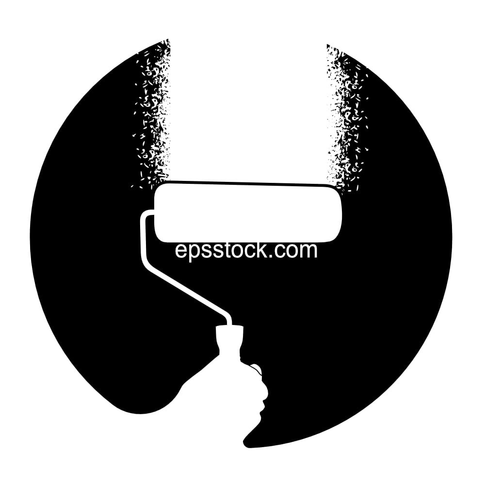 paint wall with roller