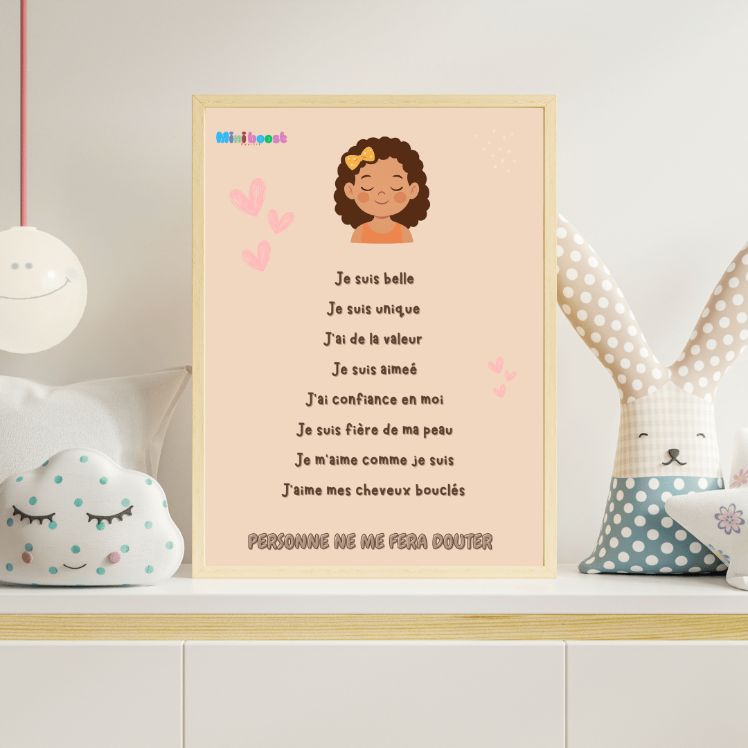 Poupée Tricotée Positive - Poussin Parapluie Fait Main - Carte D'affirmation Incluse - Cadeau Réconfortant