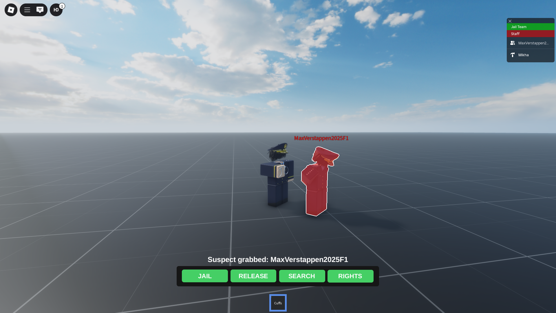 [R6/R15] Hand Cuff System