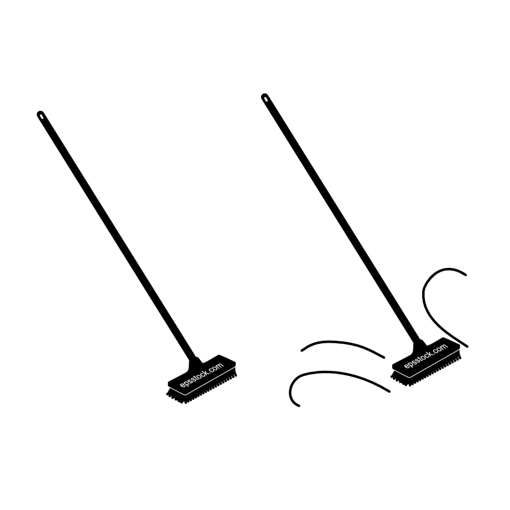 floor scrub brush emblem