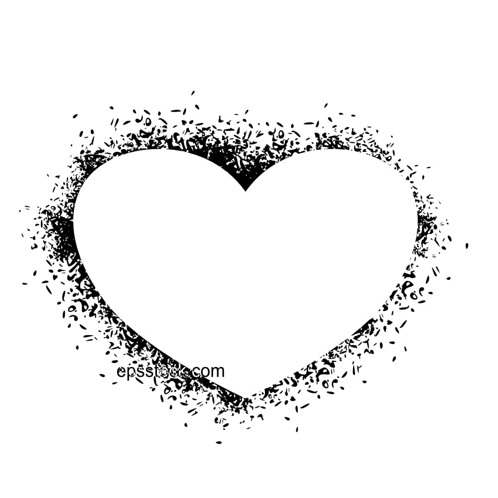 heart message from  primitive man in cave