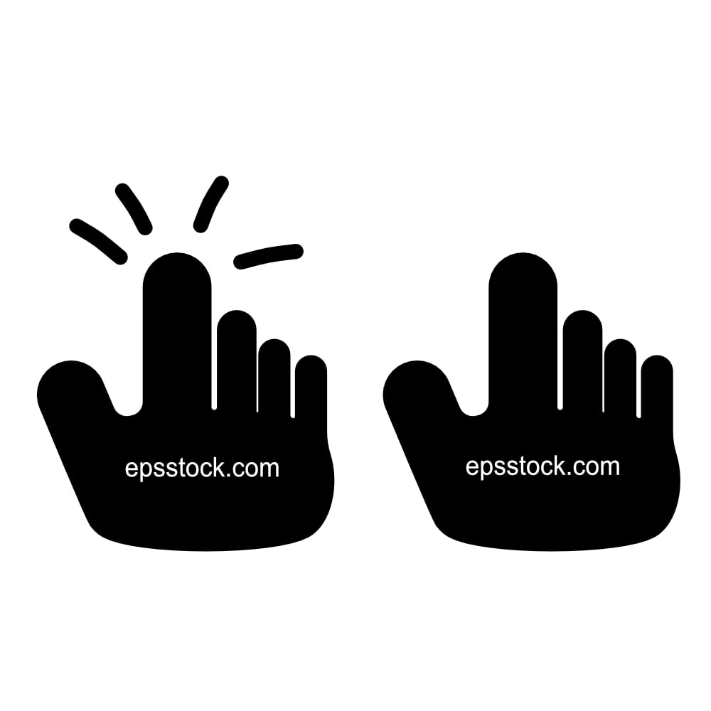 Computer mouse click cursor