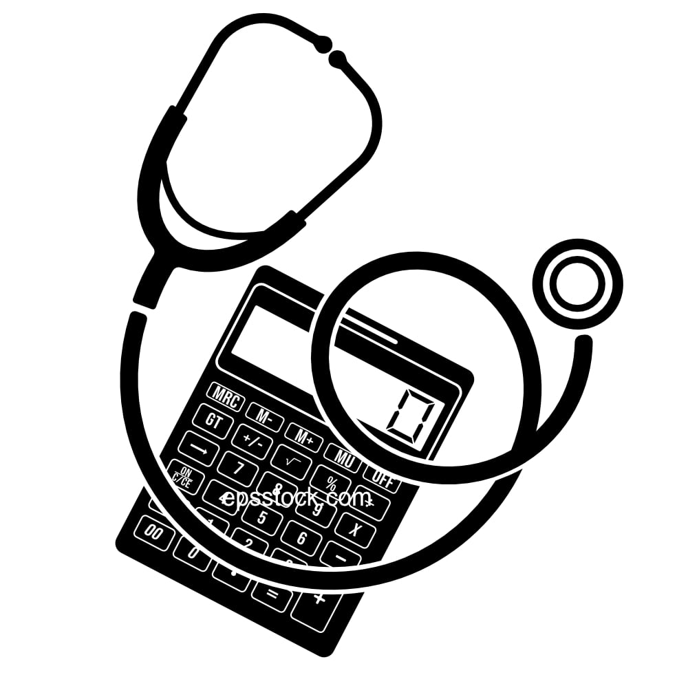 Stethoscope with calculator