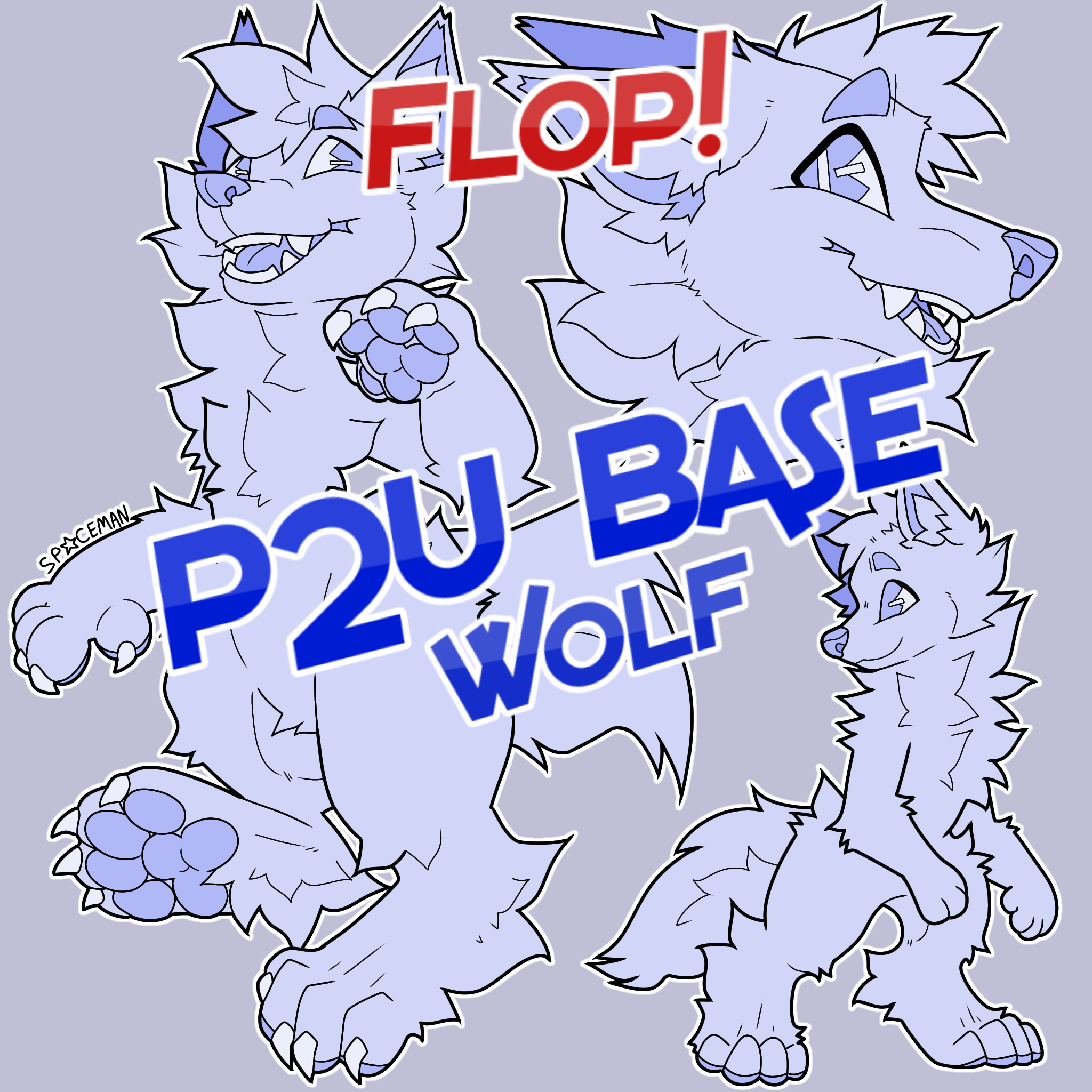 Discounted! P2U wolf furry base - Payhip