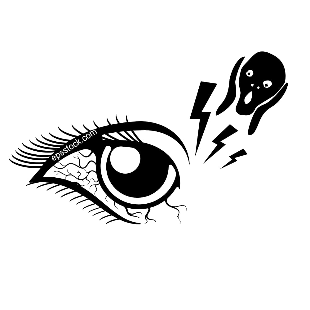 terrible pain in eye