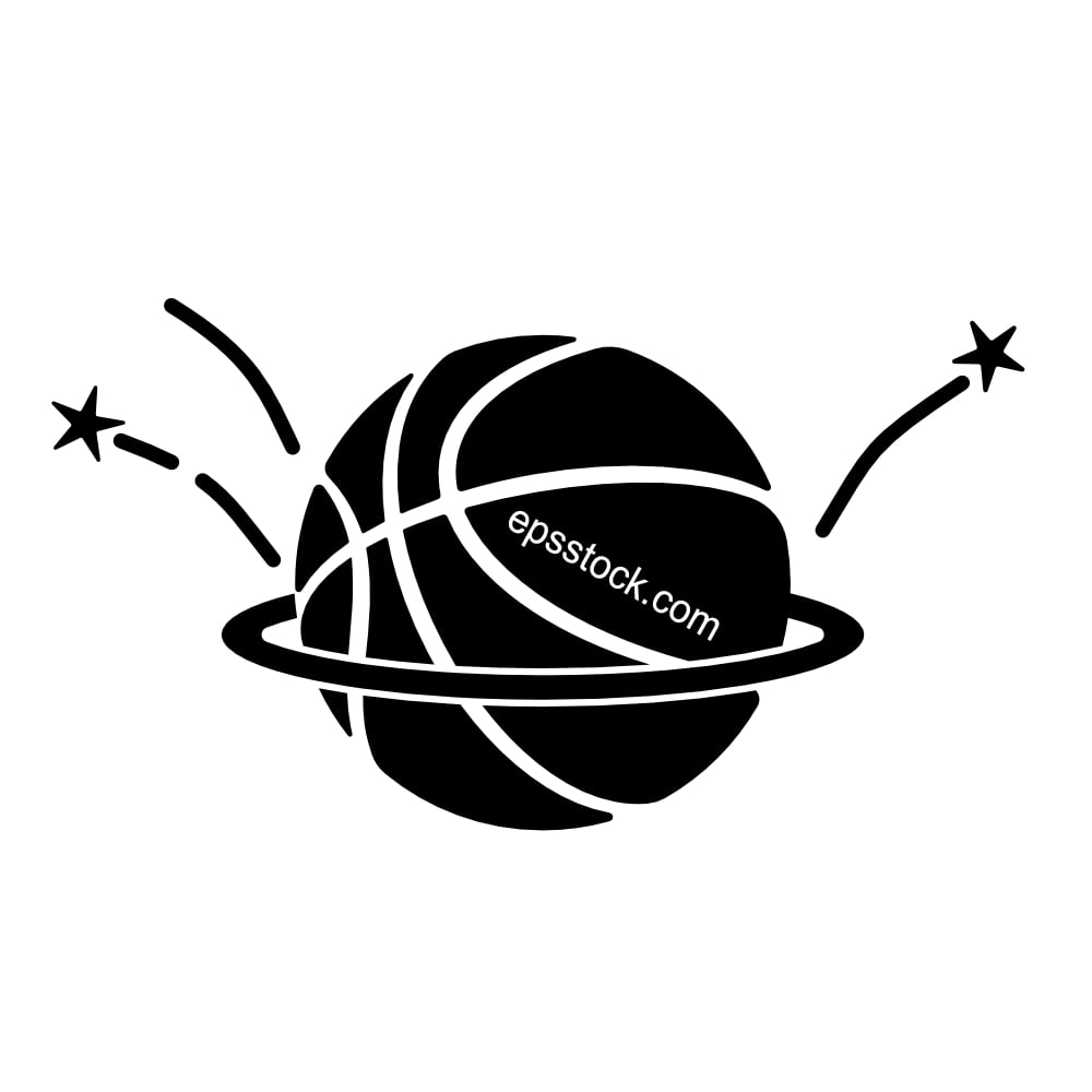 Basketball In The Hoop