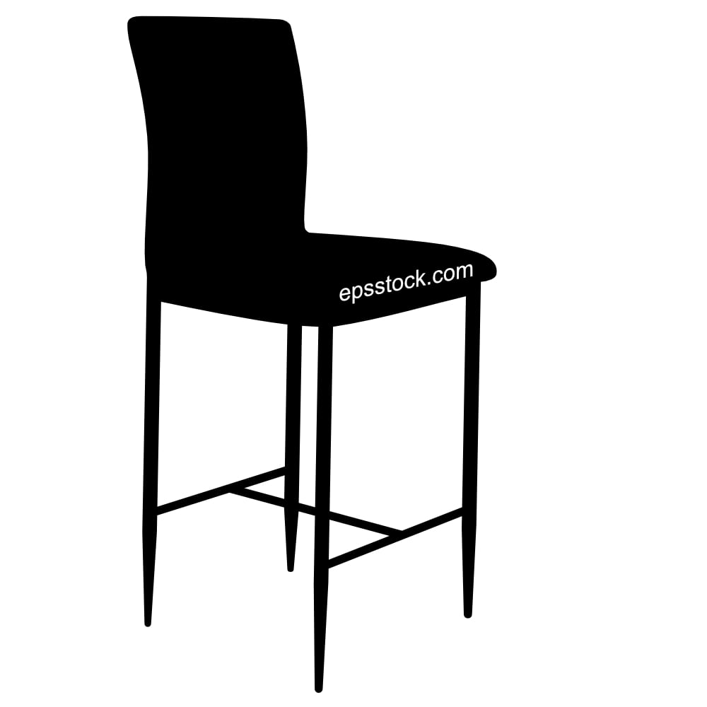 Bar Stool with Back