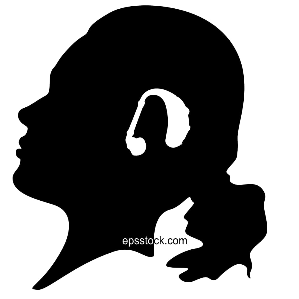 Deaf beautiful woman