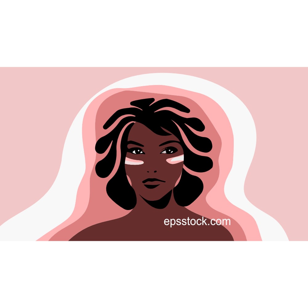 Women with natural cosmetic cream