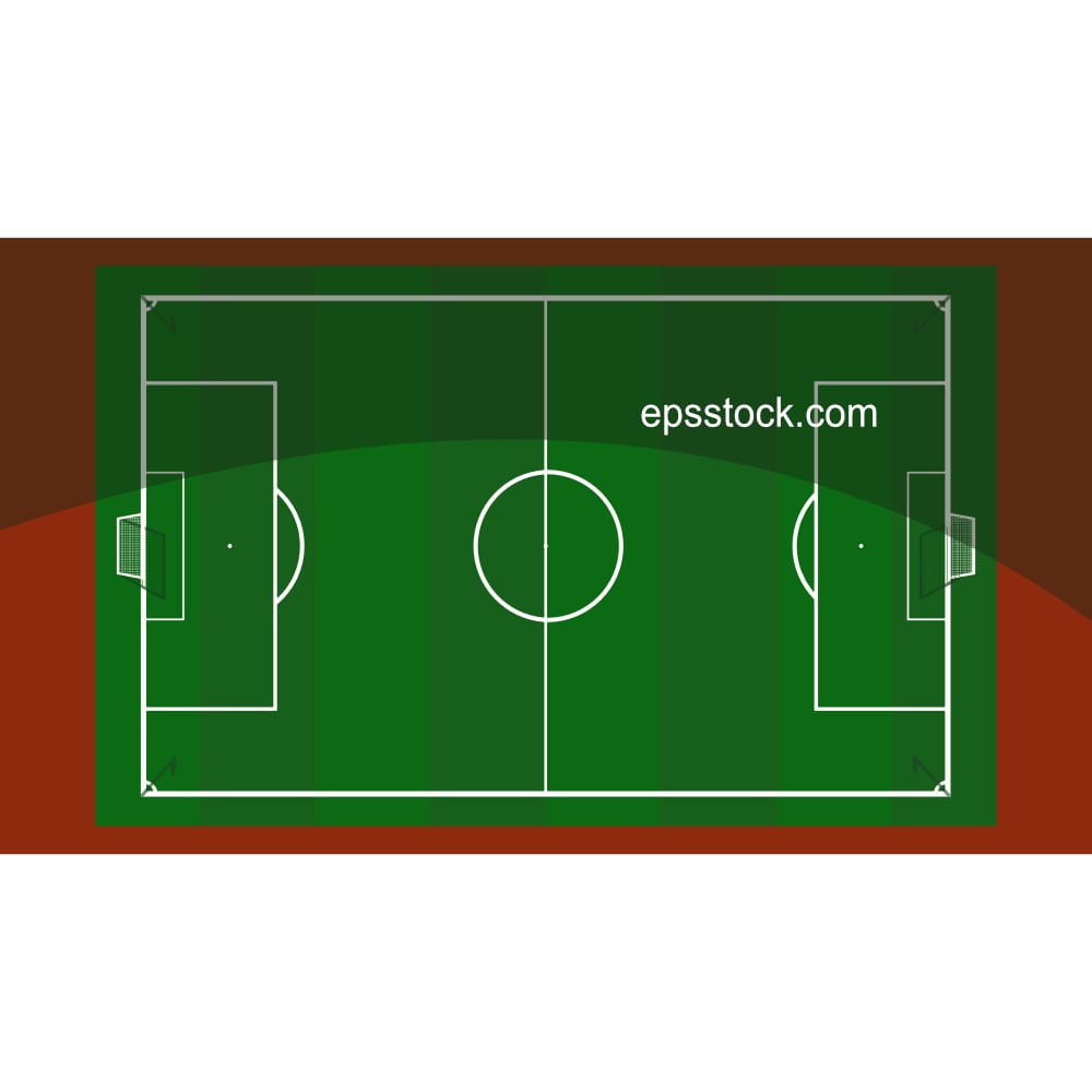 Football field top view