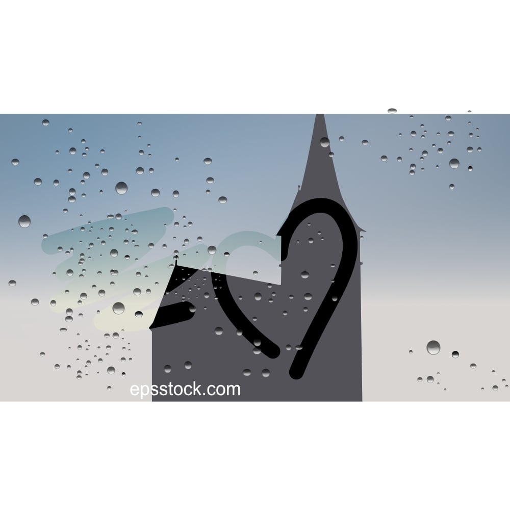 swiss church, landscape from car