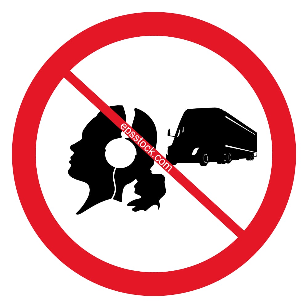 Listen around when you cross the road