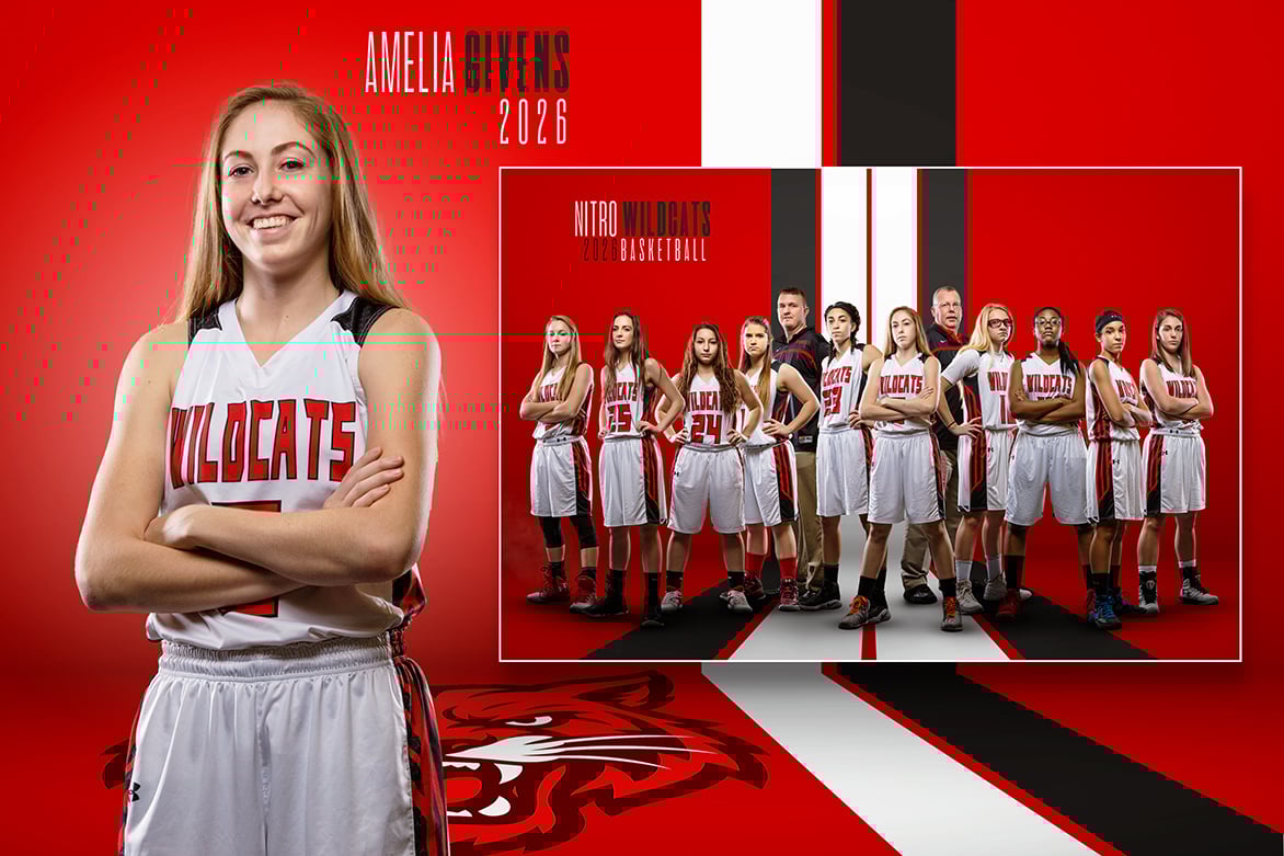 Clean Sweep, Digital Background, Photoshop Template, Modern Simple Design, Lines, Corner, Mascot, Teams, Schools, Sports, Volume Photos, Seniors,