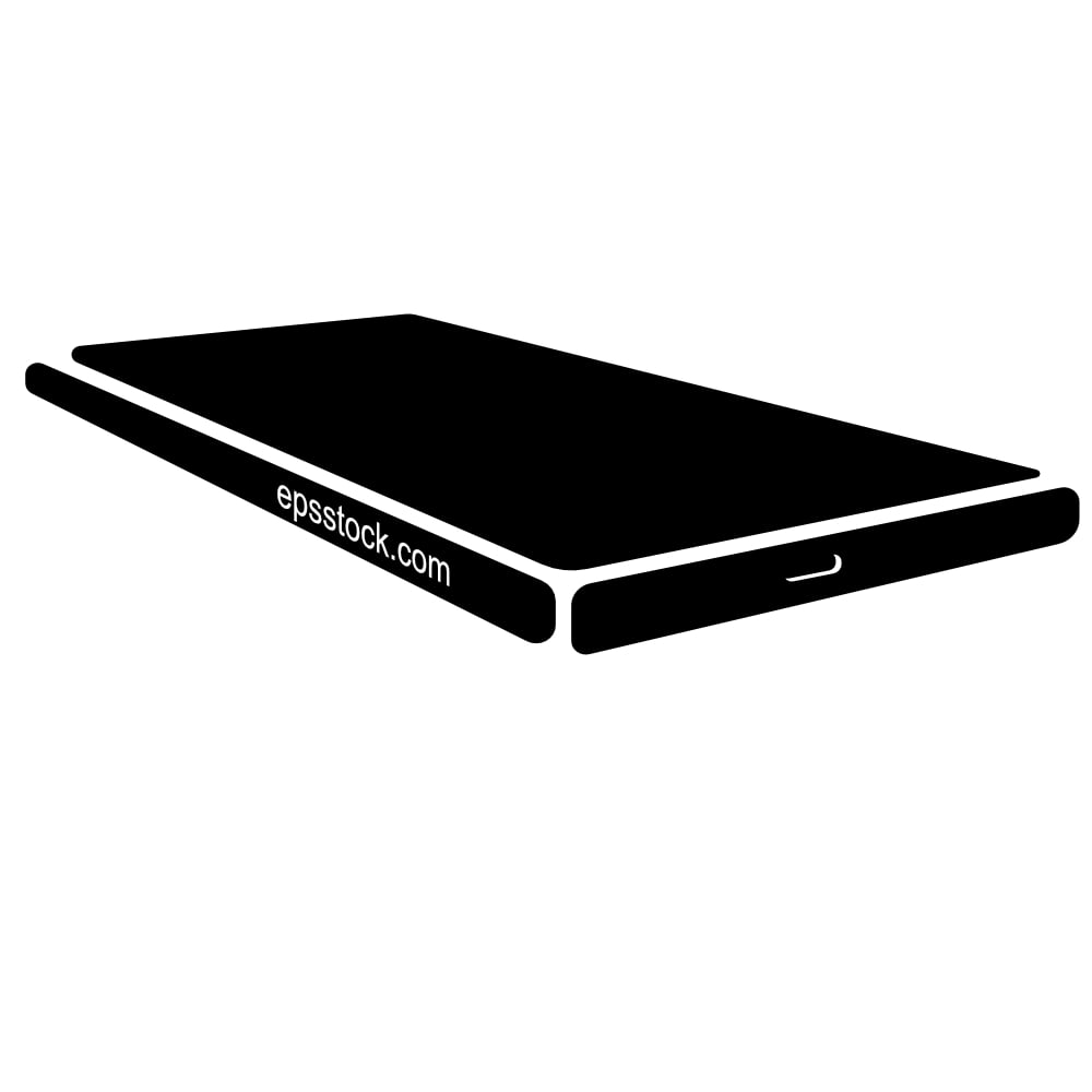 mobile phone isometric emblem