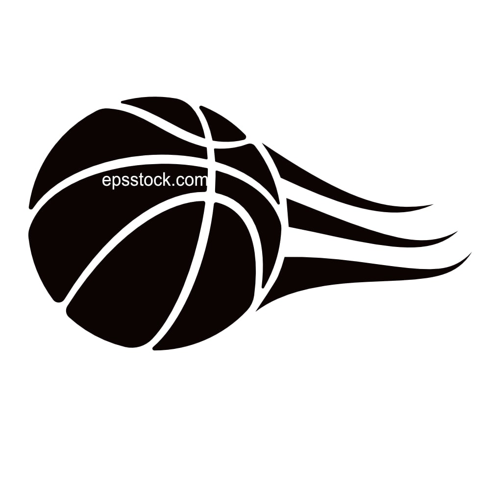 Elegant basketball icon