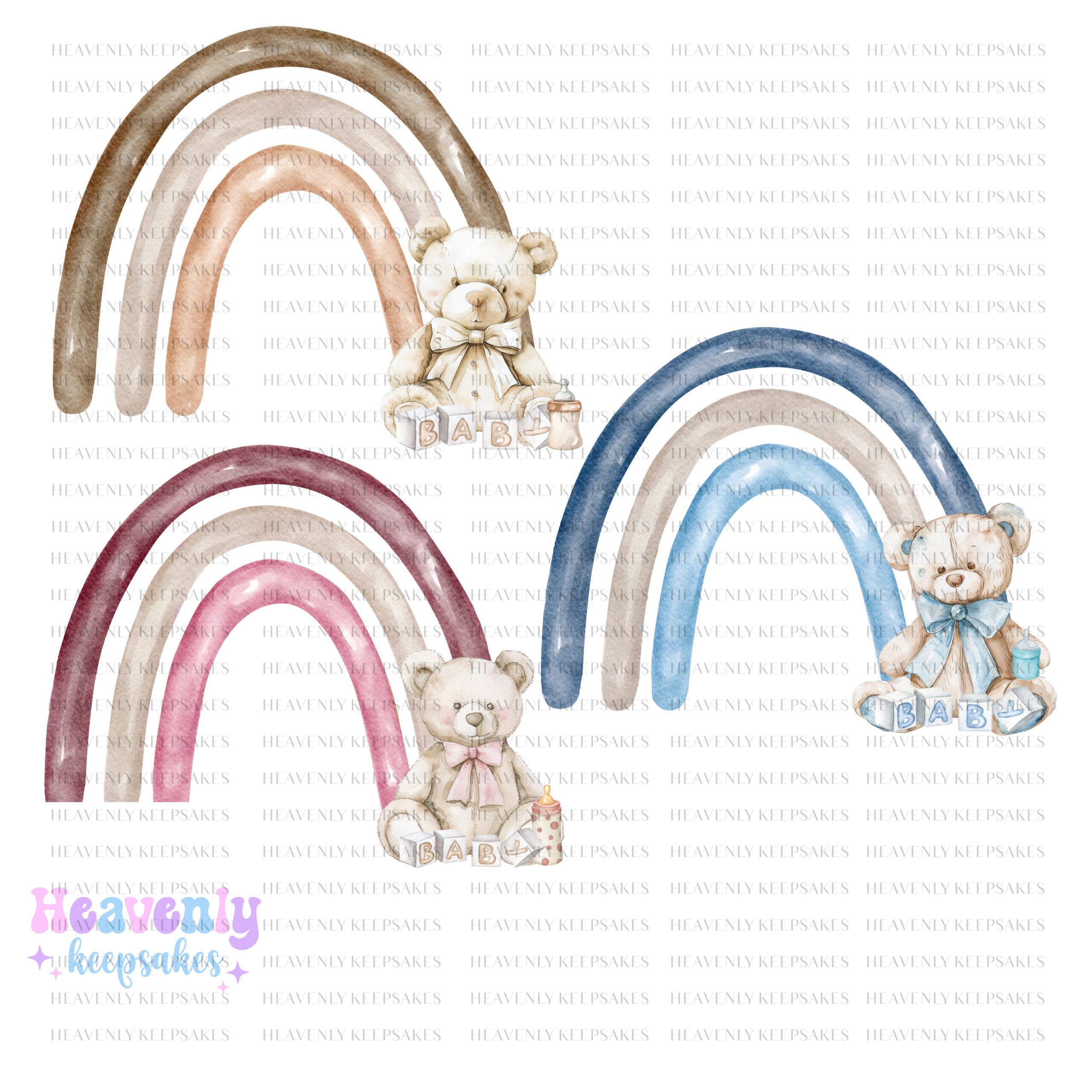 Baby Bear Rainbow - Payhip