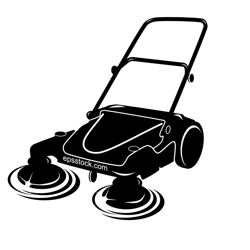 manual street cleaning machine