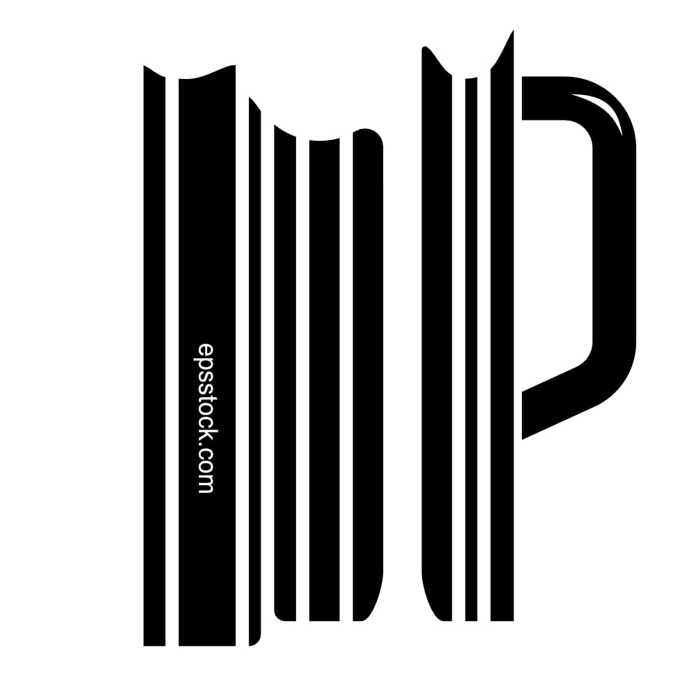 Beer glass like barcode