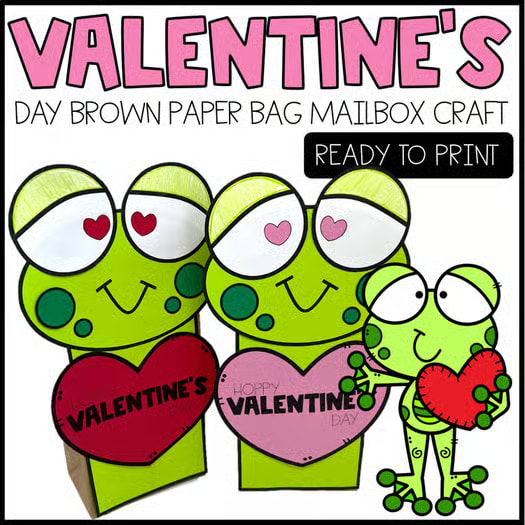 NO PREP Valentine Gift Bag | Valentine's Day Craft