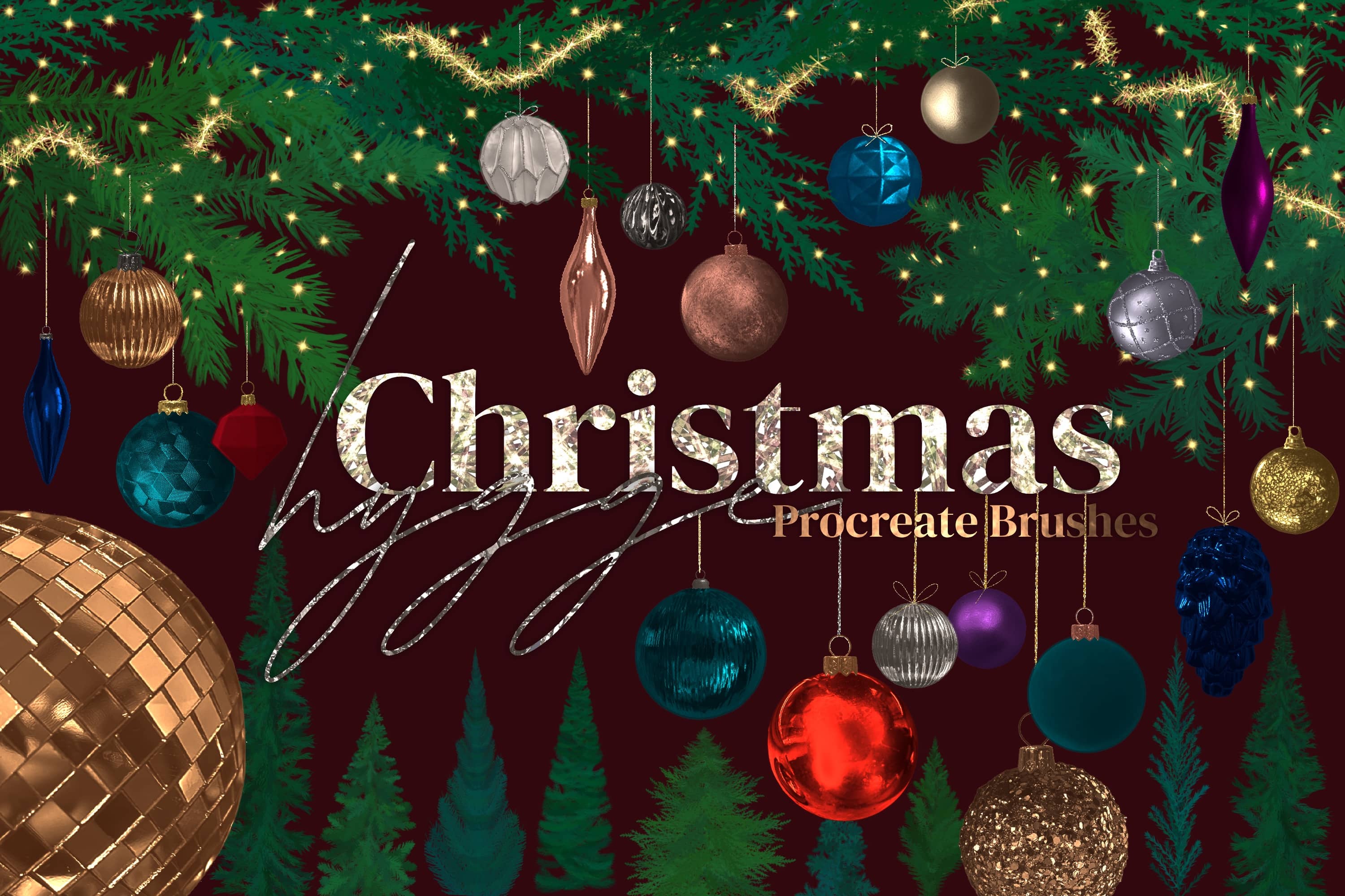 Christmas Hygge Brushes for Procreate