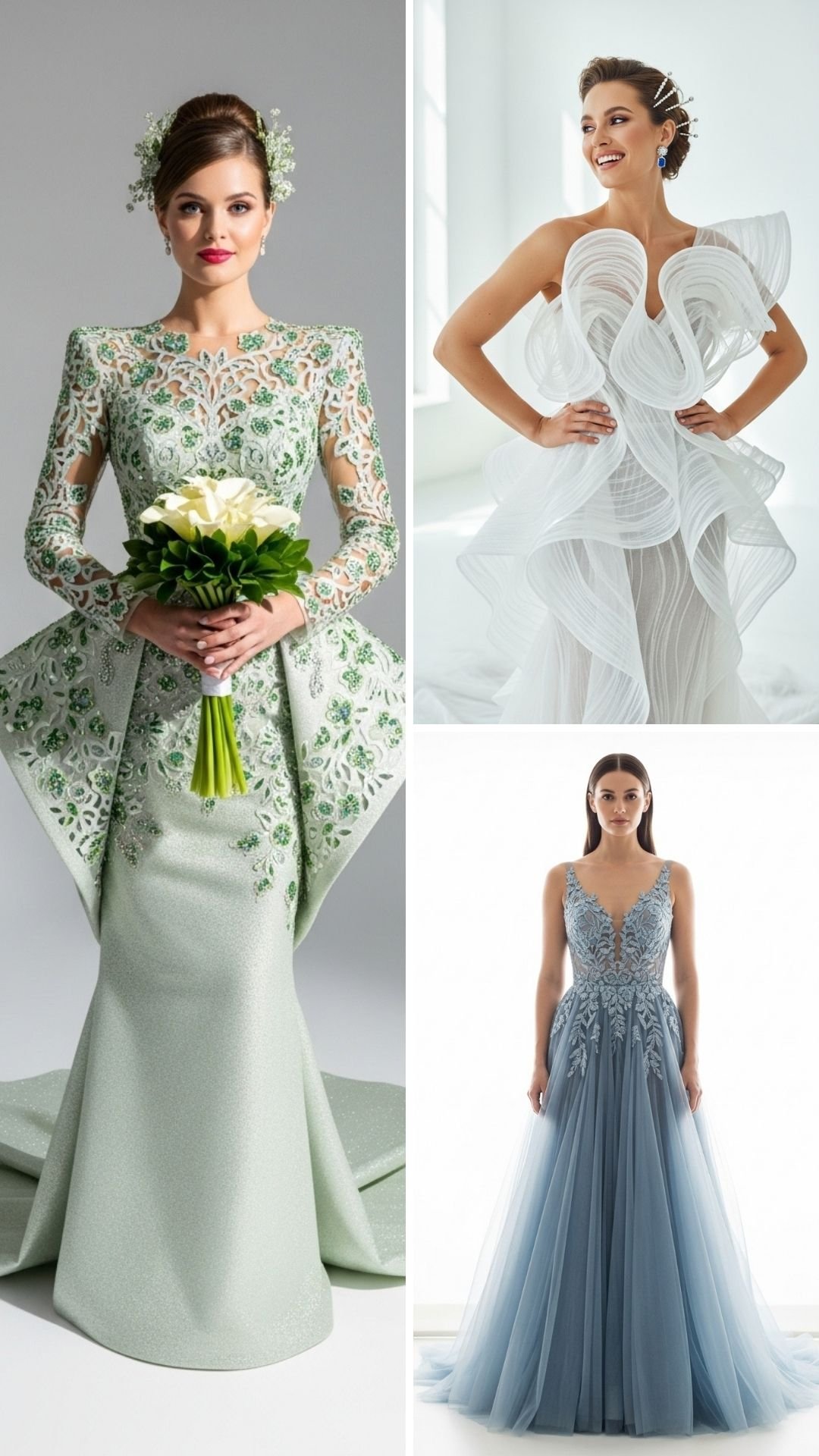 Discover the magic of our bridal dress collection, designed to make every bride shine on her wedding day