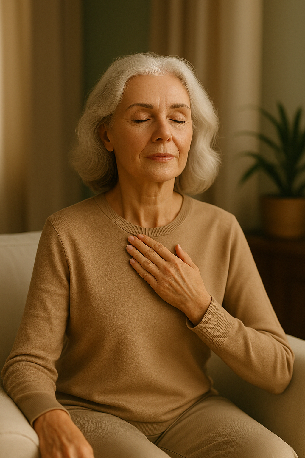 Kalmerende ademhalingsoefening voor ouderen – rust in het hoofd en ontspanning in het lichaam