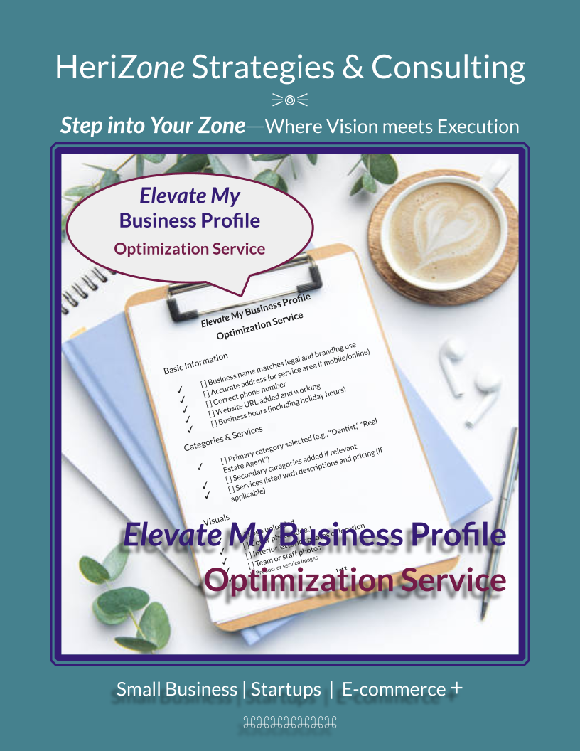 Business Profile Optimization - SEO Service