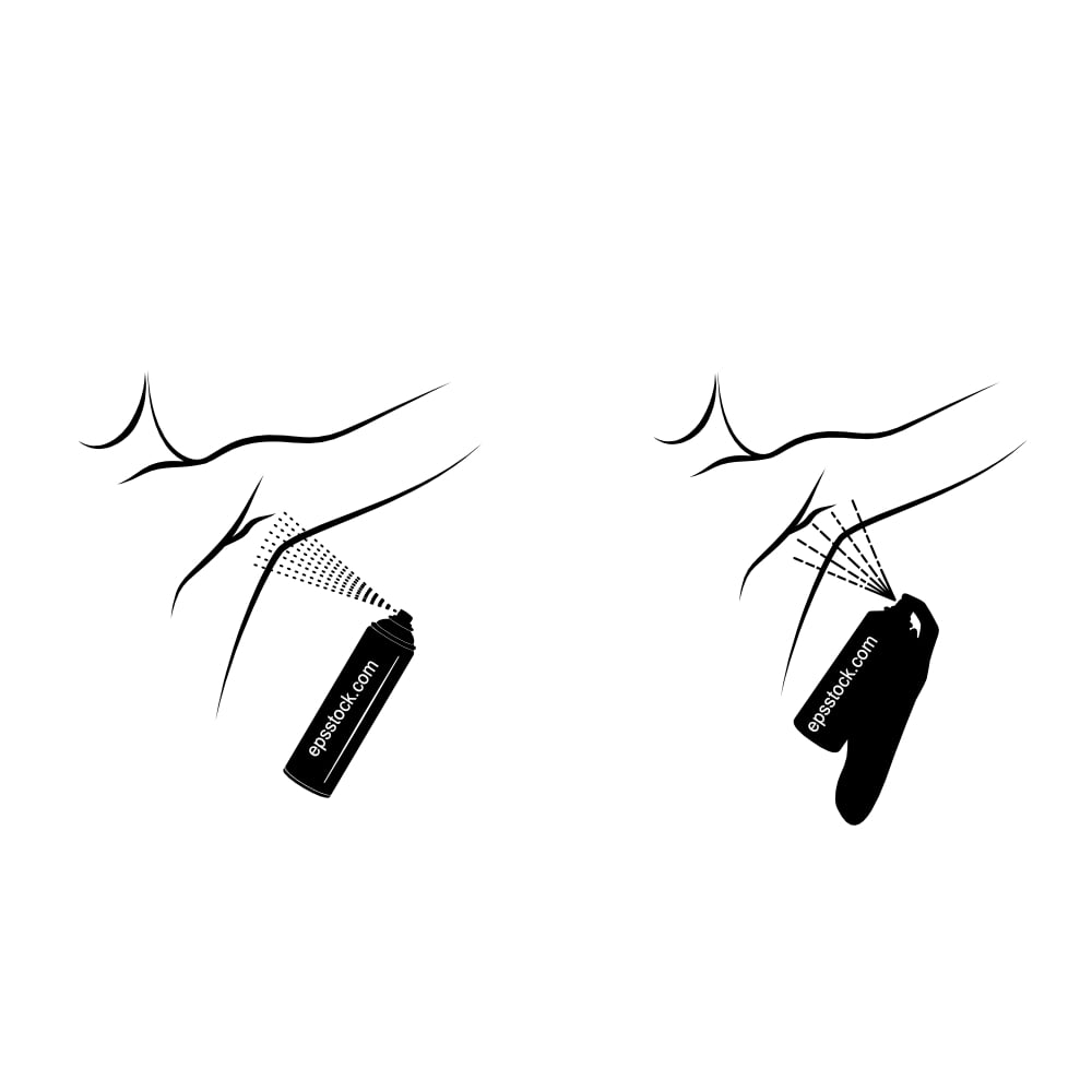 spray on armpits