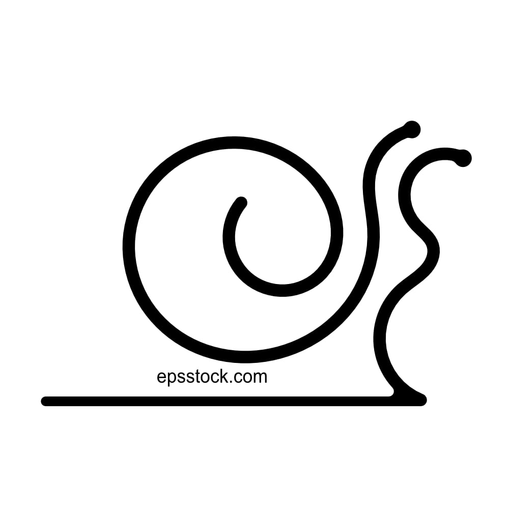 Snail simple Logo