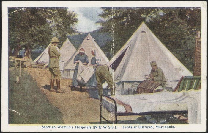 First World War Scottish Women's Hospital Tents at Ostrovo