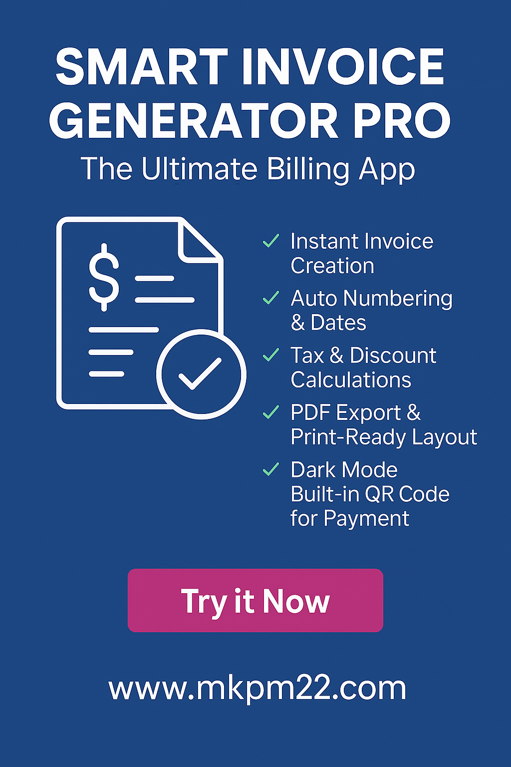 Invoice Generator Program Free Smart Invoice Generator (HTML)
