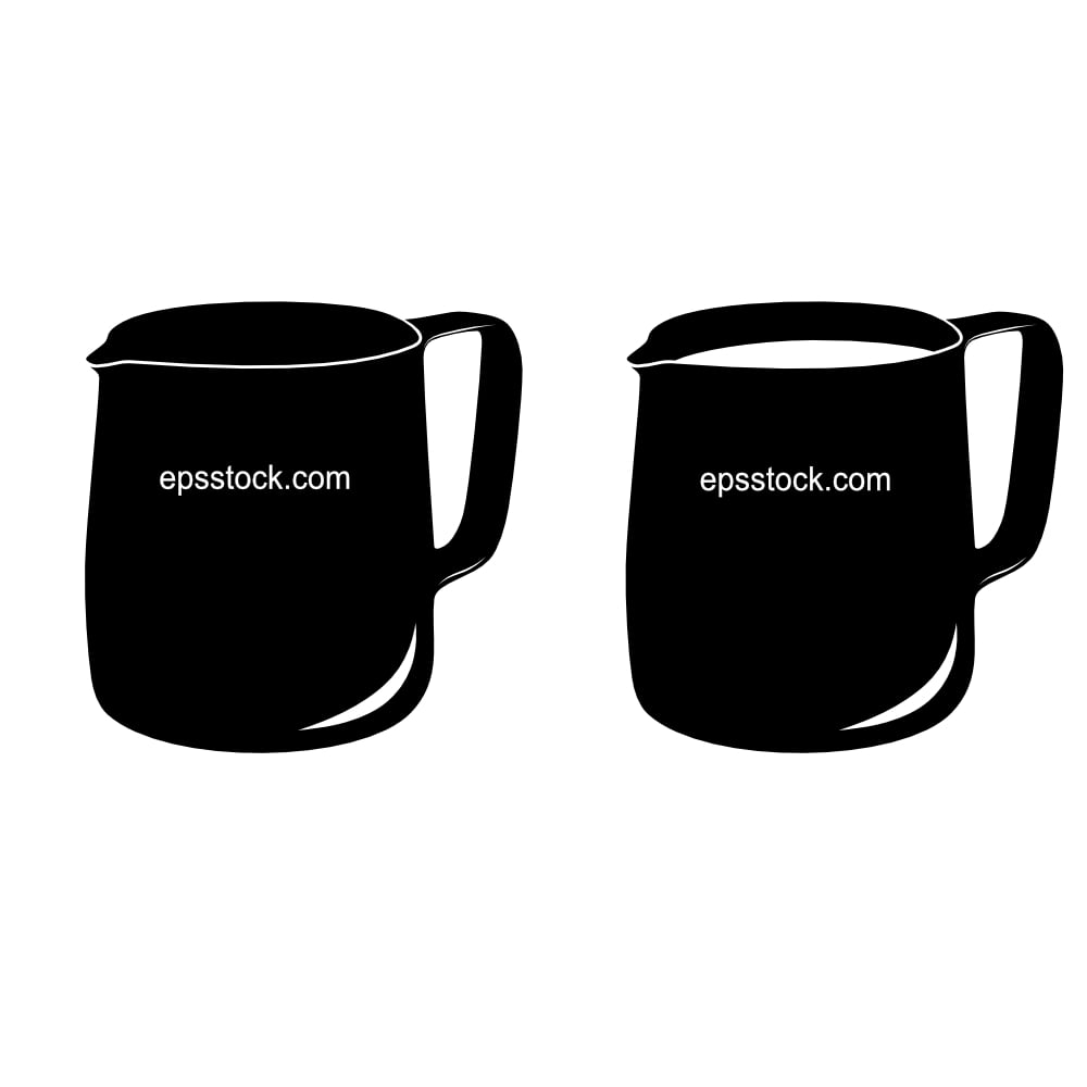 Milk frothing pitcher