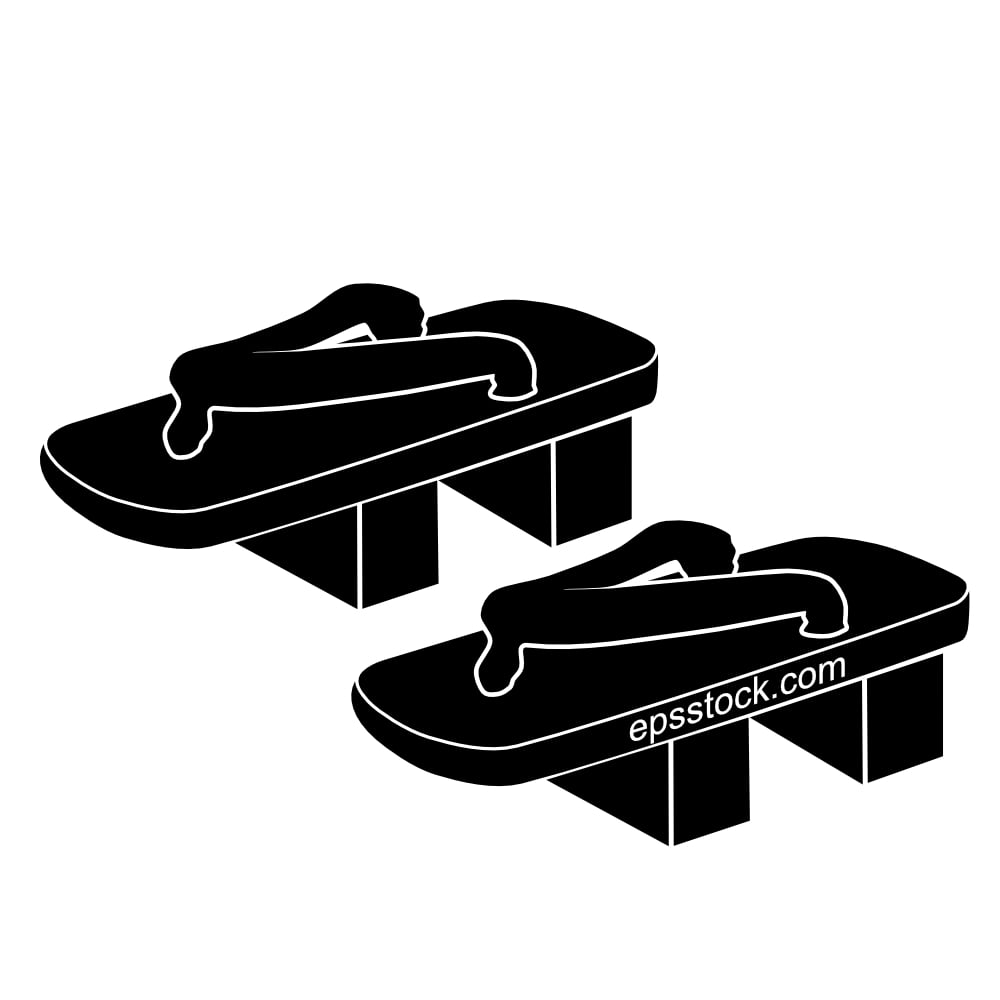 Traditional Japanese Wooden Sandals