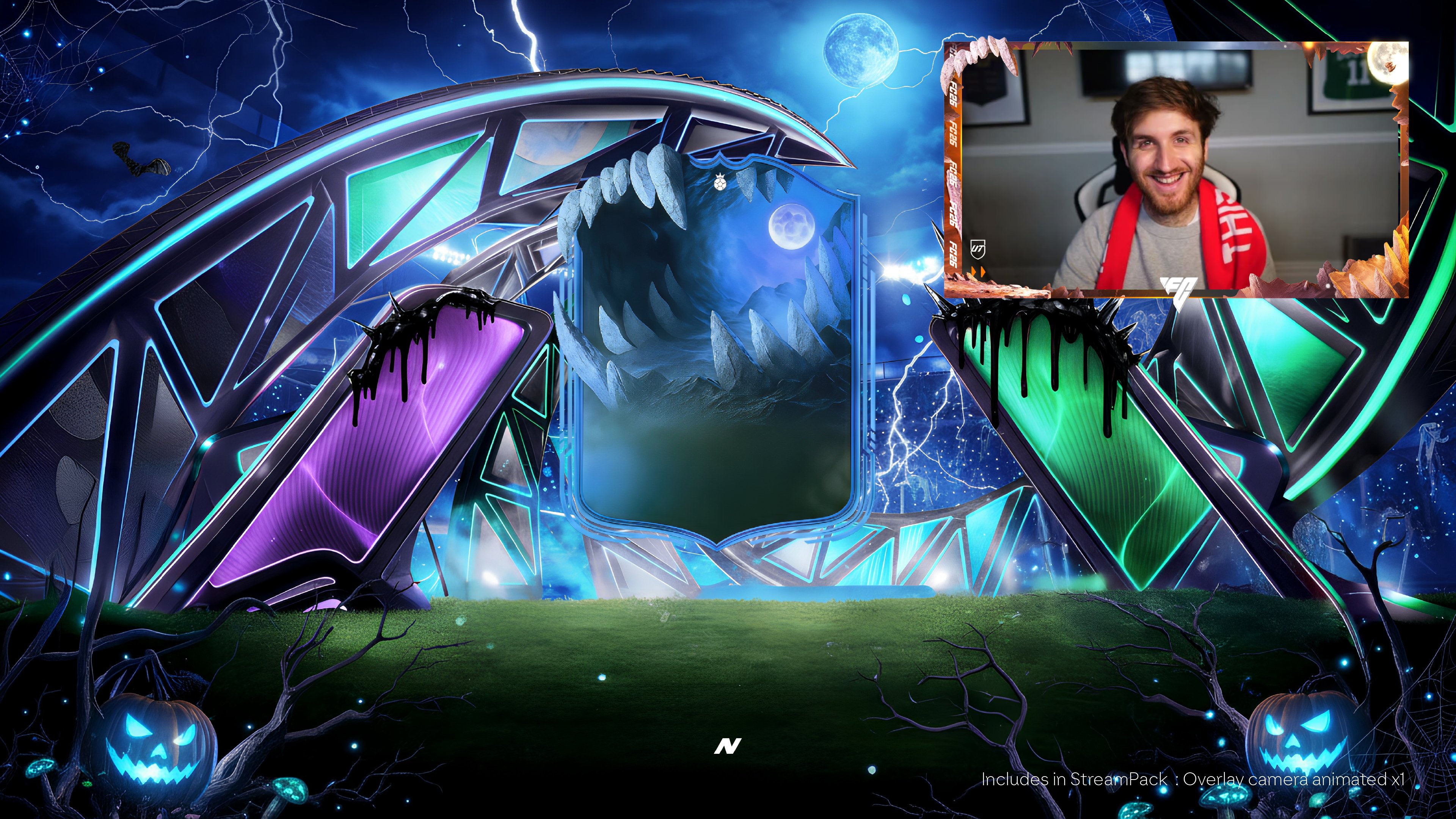 🎃 Ultimate Scream for FC26: Stream Pack Graphic Pack — Halloween Promo (–30 % OFF Bonus)