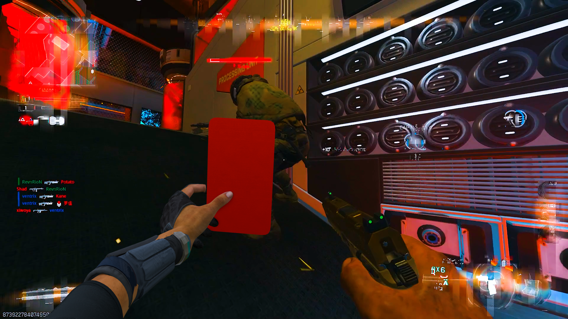 Red Card Hand Gesture