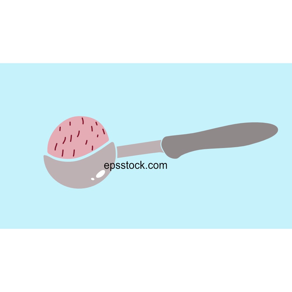 vector illustration of ice cream