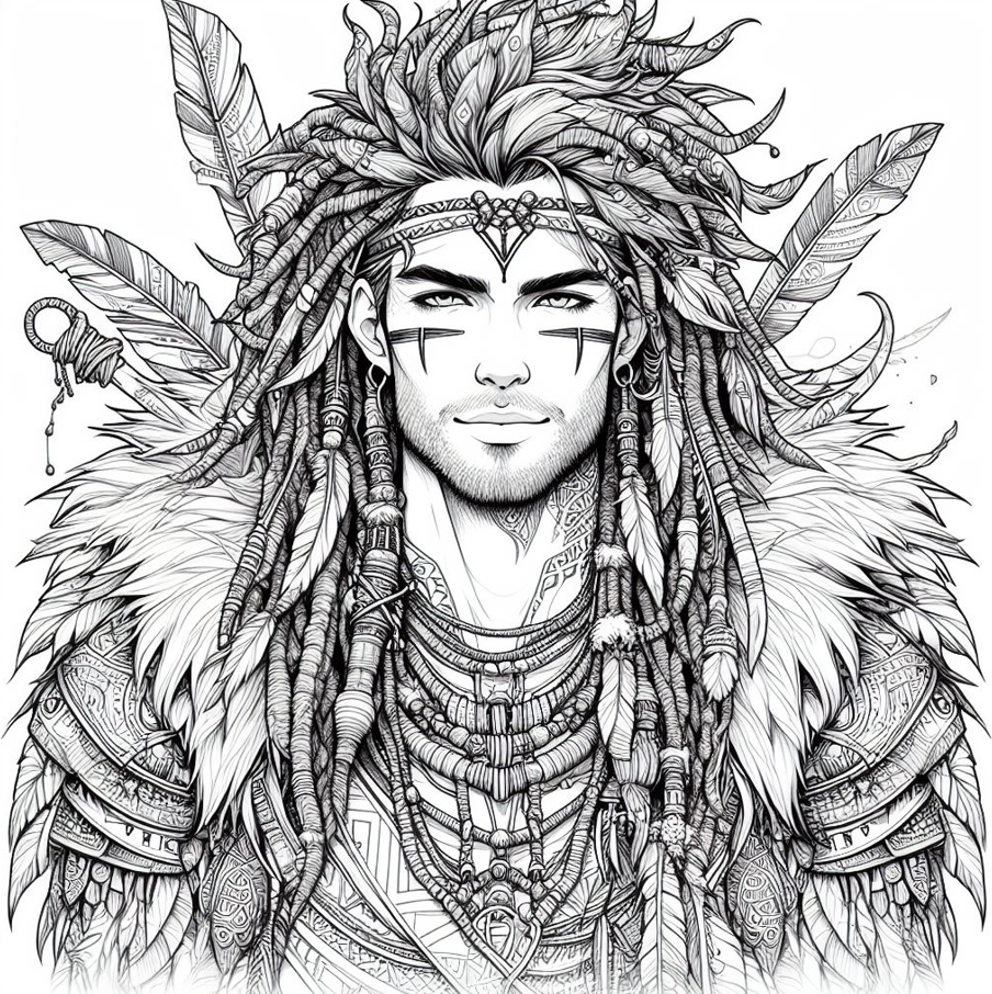 Young Man's Style on a City Street Coloring Pages