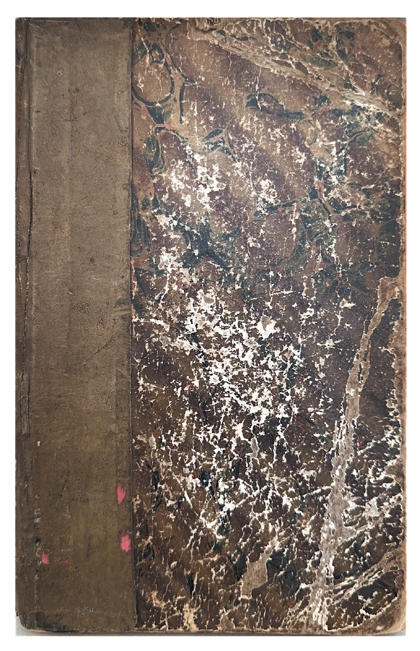 Cover for Mary's book of receipts