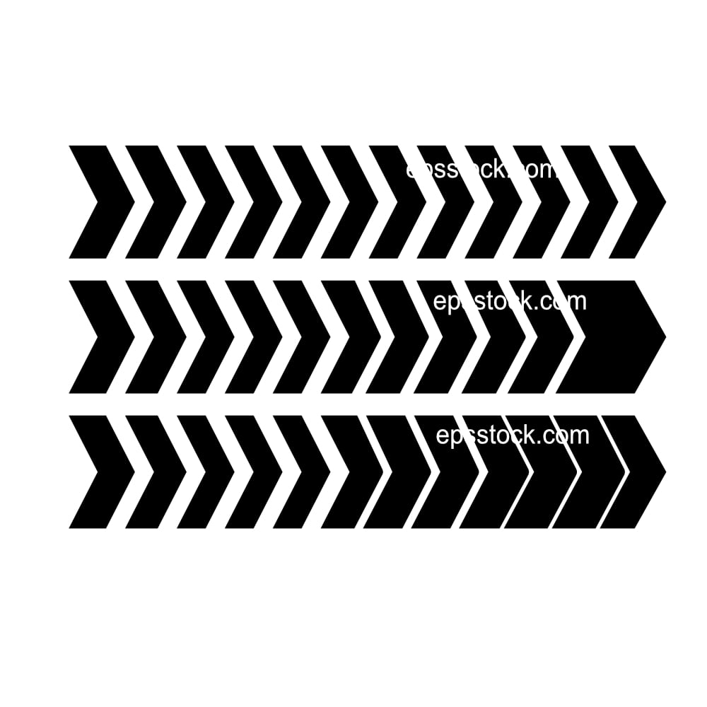 Dynamic moving arrow